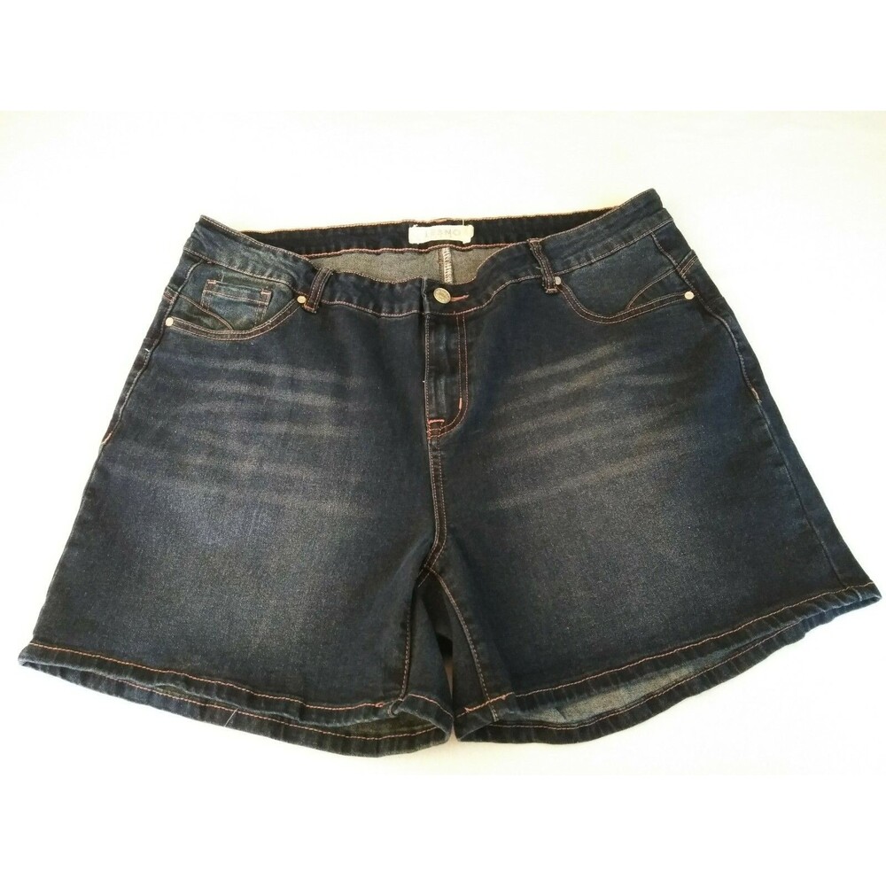Le3No Womens Shorts Size 2X Stretch Denim Jean Summer Plus Size